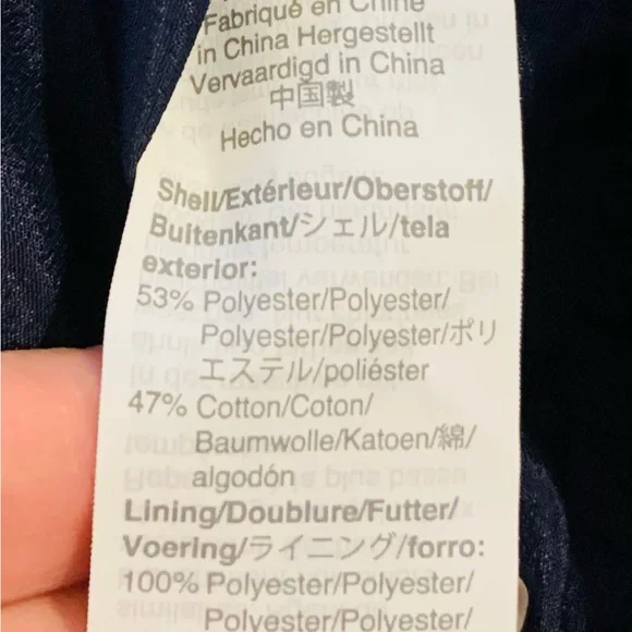 J. Crew Navy Embroidered Eyelet Lace MIDI Full Skirt NWT SZ 10! - Picture 9 of 11